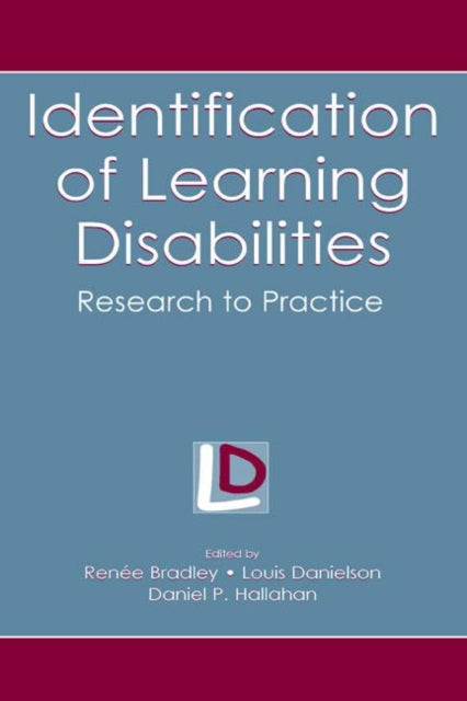 Book cover of: Identification of Learning Disabilities