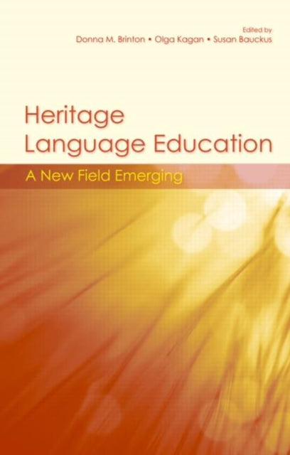 Book cover of: Heritage Language Education