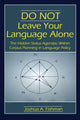 Book cover of: DO NOT Leave Your Language Alone