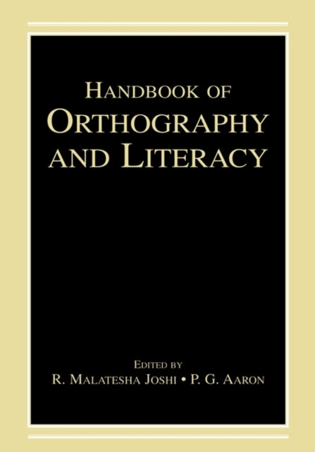 Book cover of: Handbook of Orthography and Literacy