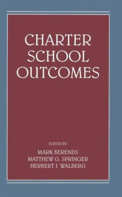 Book cover of: Charter School Outcomes