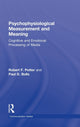 Book cover of: Psychophysiological Measurement and Meaning. By: Robert F. Potter