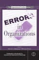 Book cover of: Errors in Organizations. By: David A. Hofmann