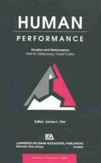 Book cover of: Emotion and Performance. By: Neil M. Ashkanasy