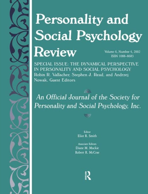 Book cover of: Dynamic Perspective in Personality and Social Psychology