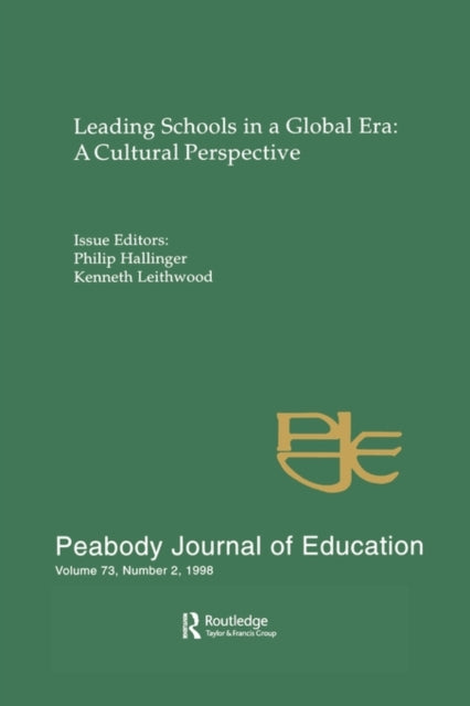 Book cover of: Leading Schools in a Global Era