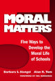 Book cover of: Moral Matters. By: Barbara S Stengel
