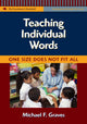 Book cover of: Teaching Individual Words. By: Michael F. Graves