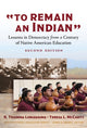 Book cover of: To Remain an Indian