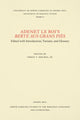 Book cover of: Adenet Le Roi's Berte Aus Grans Pies. By: Urban T. Holmes