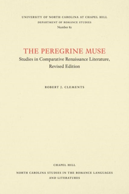 Book cover of: Peregrine Muse. By: Robert J. Clements