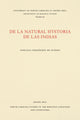 Book cover of: De La Natural Hystoria De Las Indias. By: Gonzalo F. de Oviedo