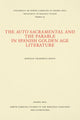 Book cover of: Auto Sacramental and the Parable in Spanish Golden Age Literature. By: Donald T. Dietz