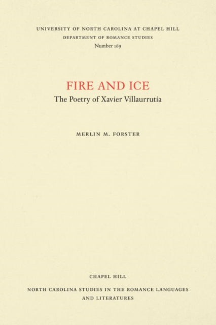 Book cover of: Fire and Ice. By: Merlin H. Forster