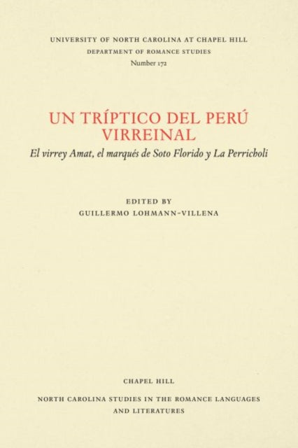 Book cover of: Un Triptico Del Peru Virreinal. By: Guillermo Lohmann-Villena