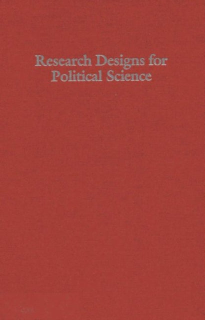 Book cover of: Research Designs for Political Science