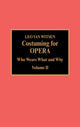 Book cover of: Costuming for Opera