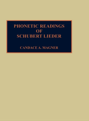 Phonetic Readings of Schubert Lieder
