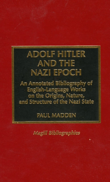 Book cover of: Adolf Hitler and the Nazi Epoch