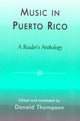 Book cover of: Music in Puerto Rico. By: Donald Thompson