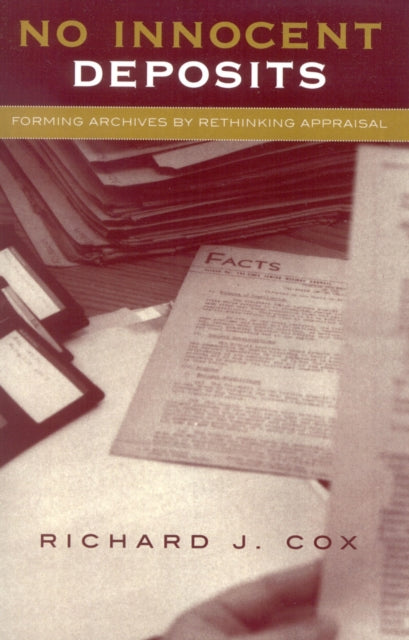 Book cover of: No Innocent Deposits. By: Richard J. Cox