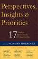Book cover of: Perspectives, Insights, & Priorities. By: Norman Horrocks