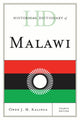 Book cover of: Historical Dictionary of Malawi. By: Owen J. M. Kalinga