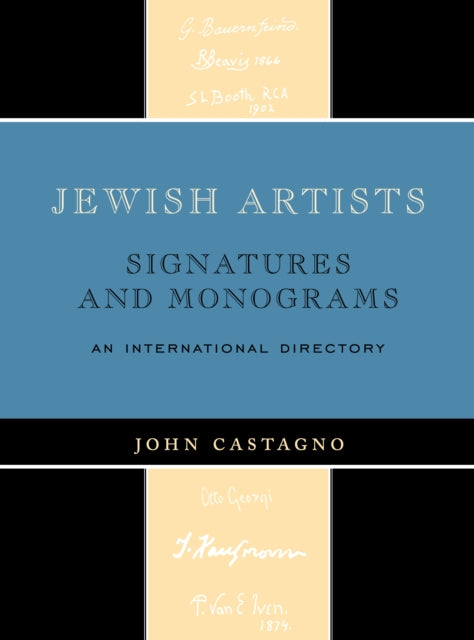 Book cover of: Jewish Artists. By: John Castagno