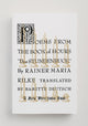 Book cover of: Poems from the Book of Hours. By: Rainer Maria Rilke