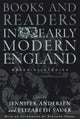 Book cover of: Books and Readers in Early Modern England