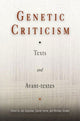 Book cover of: Genetic Criticism