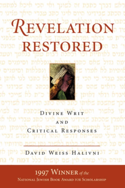 Book cover of: Revelation Restored. By: David Weiss Halivni