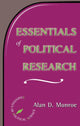 Book cover of: Essentials Of Political Research. By: Alan D. Monroe