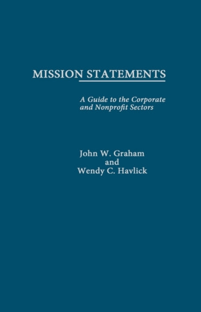 Book cover of: Mission Statements