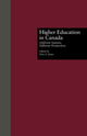 Book cover of: Higher Education in Canada