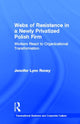 Book cover of: Webs of Resistence in a Newly Privatized Polish Firm. By: Jennifer Roney