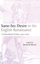 Book cover of: Same-Sex Desire in the English Renaissance. By: Kenneth Borris
