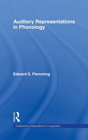 Auditory Representations in Phonology