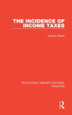 Book cover of: Incidence of Income Taxes. By: Duncan Black