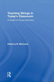 Book cover of: Teaching Strings in Today's Classroom. By: Rachel B. MacLeod