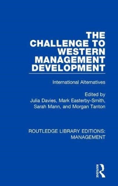 Book cover of: Challenge to Western Management Development. By: Julia Davies