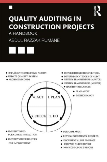 Book cover of: Quality Auditing in Construction Projects. By: Abdul Razzak Rumane