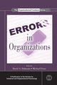 Book cover of: Errors in Organizations. By: David A. Hofmann