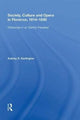 Book cover of: Society, Culture and Opera in Florence, 1814-1830. By: Aubrey S. Garlington