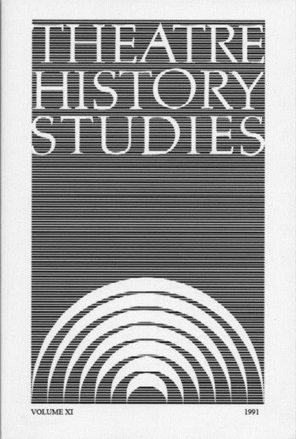 Book cover of: Theatre History Studies 1991. By: Ron Engle