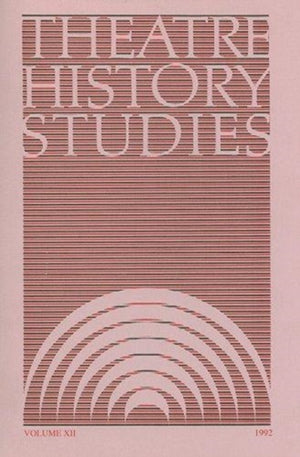 Theatre History Studies 1992