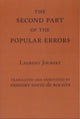 Book cover of: Second Part of Popular Errors. By: Laurent Joubert