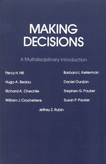 Book cover of: Making Decisions