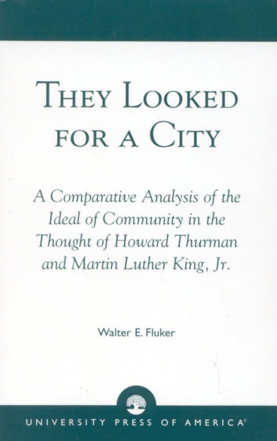 Book cover of: They Looked for a City