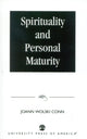 Book cover of: Spirituality and Personal Maturity